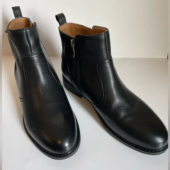 Easy Spirit Juna Casual Booties Leather Black, Size 10 - Picture 2 of 14